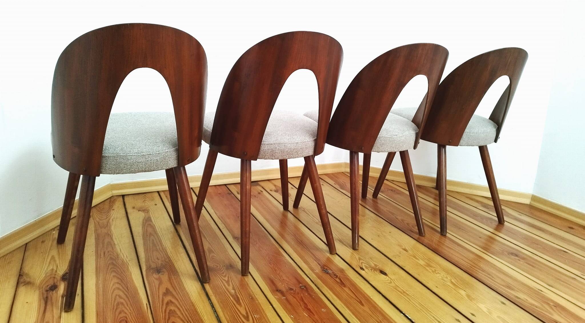 Dining Chairs by A. Suman for Tatra Nabytok, Former Czechoslovakia, 1960s, Set of 4