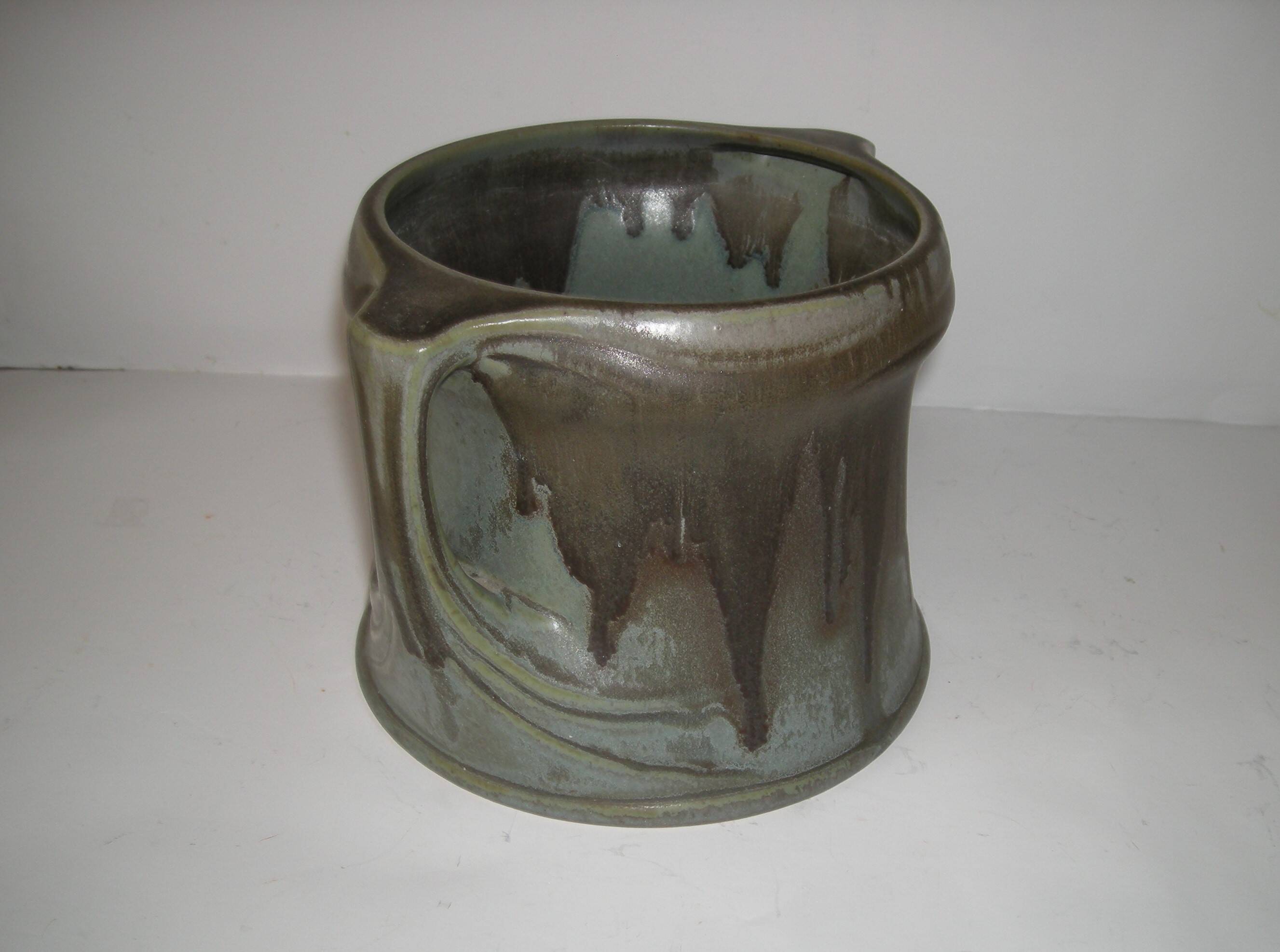 Art Nouveau ceramic pot - Denbac Vierzon
