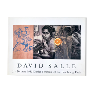 Affiche d'exposition de David Salle