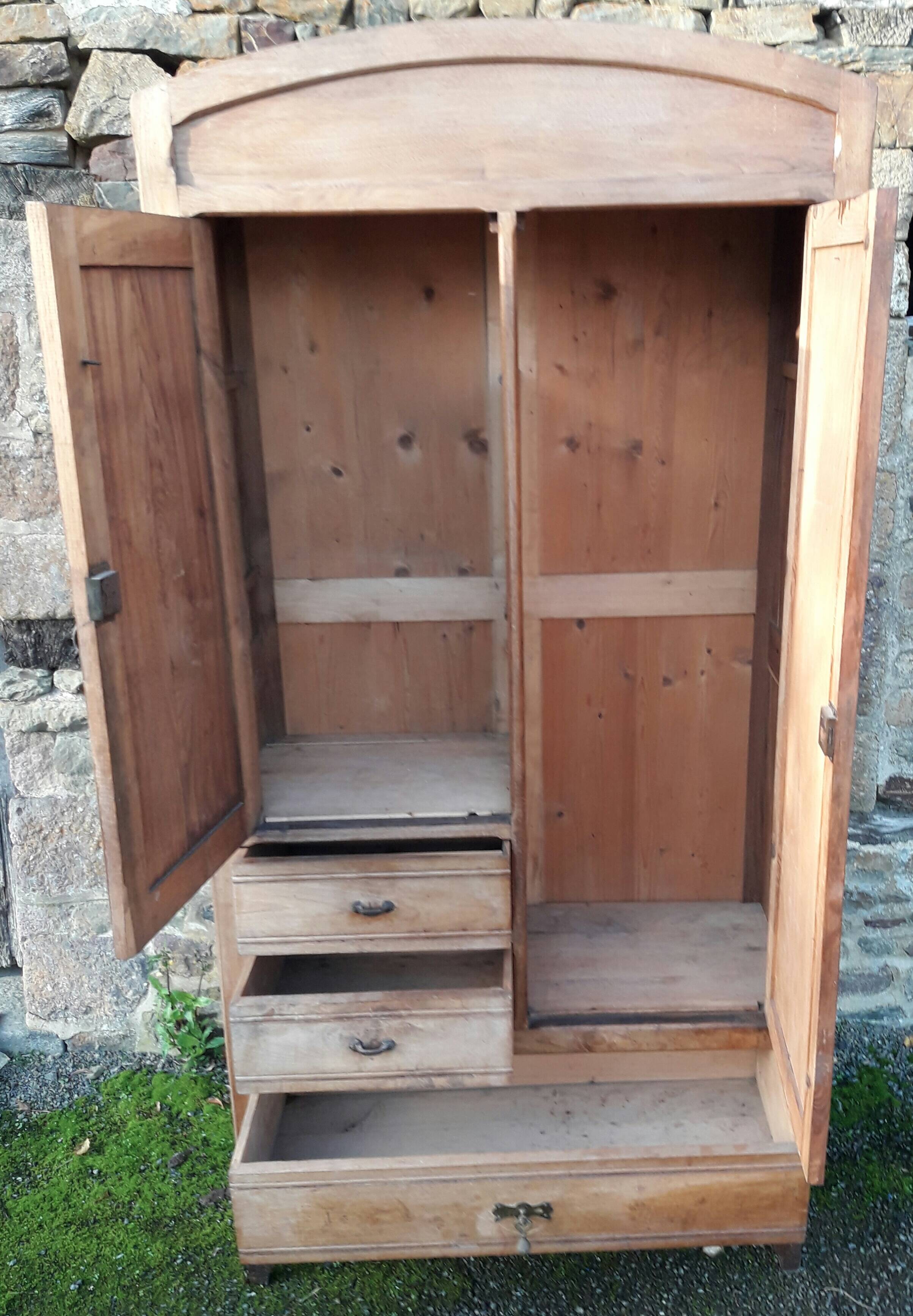 Vintage wardrobe mirror cabinet