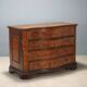Baroque walnut commode - Lombardy 17th century