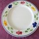 Large vintage flat plate, hand-painted, Italy.