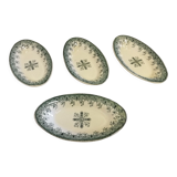 Old raviers, small dishes oval armer