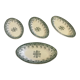 Old raviers, small dishes oval armer