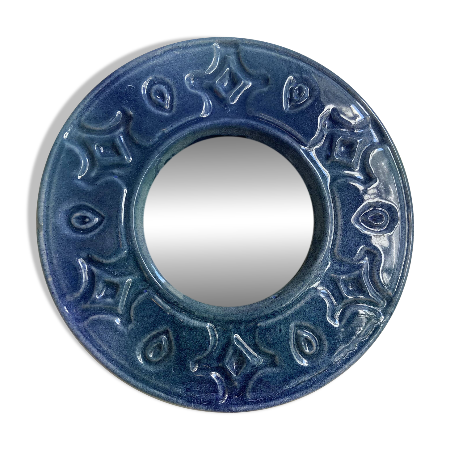 Ceramic mirror by Paul Artus from the 1960s.