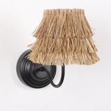 Raffia sconce