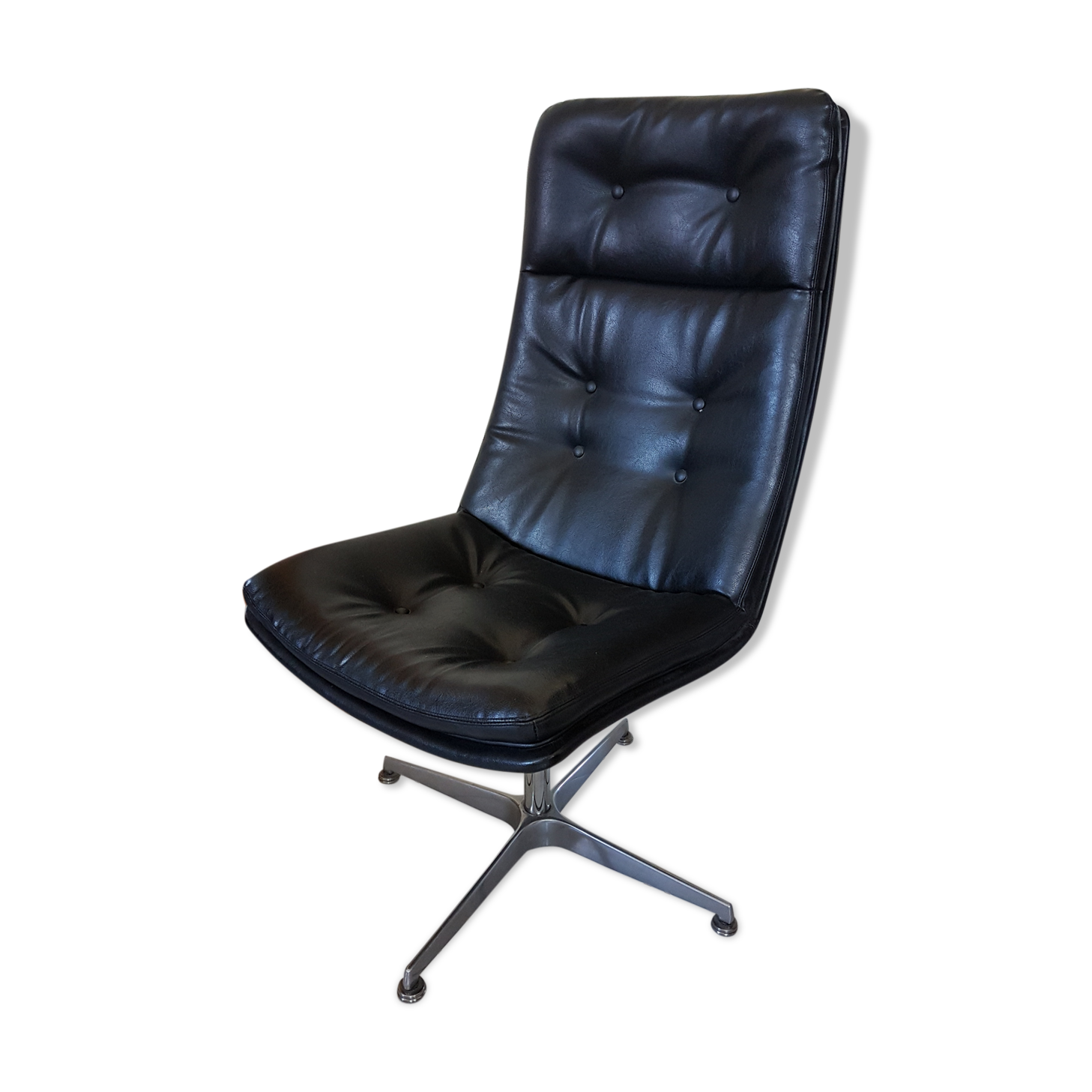 Fauteuil de bureau pivotant Artifort design Geoffroy Harcourt