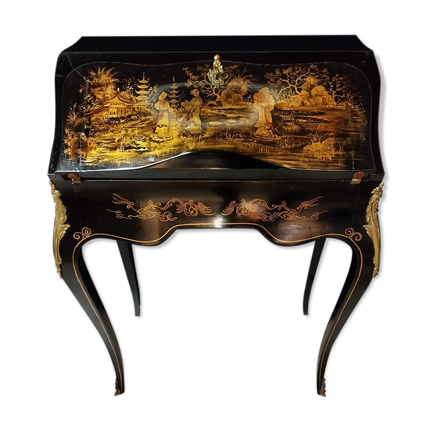 Chinese lacquer scriban