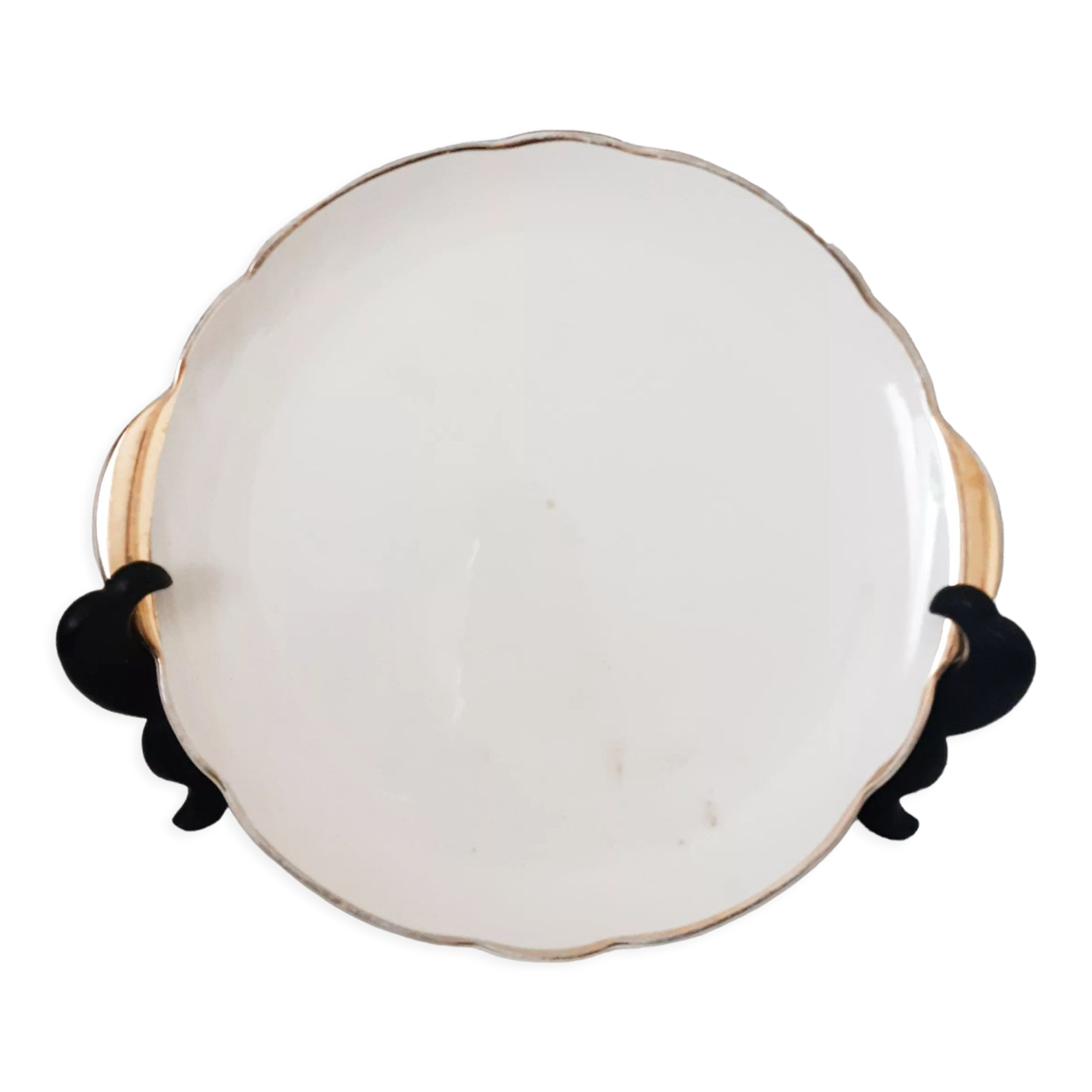 Villeroy and Boch cake dish, Mettlach model, made in Germany, handmade