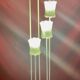 Scandinavian vintage staircase floor lamp, 67/70s