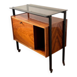 Bar cabinet on wheels