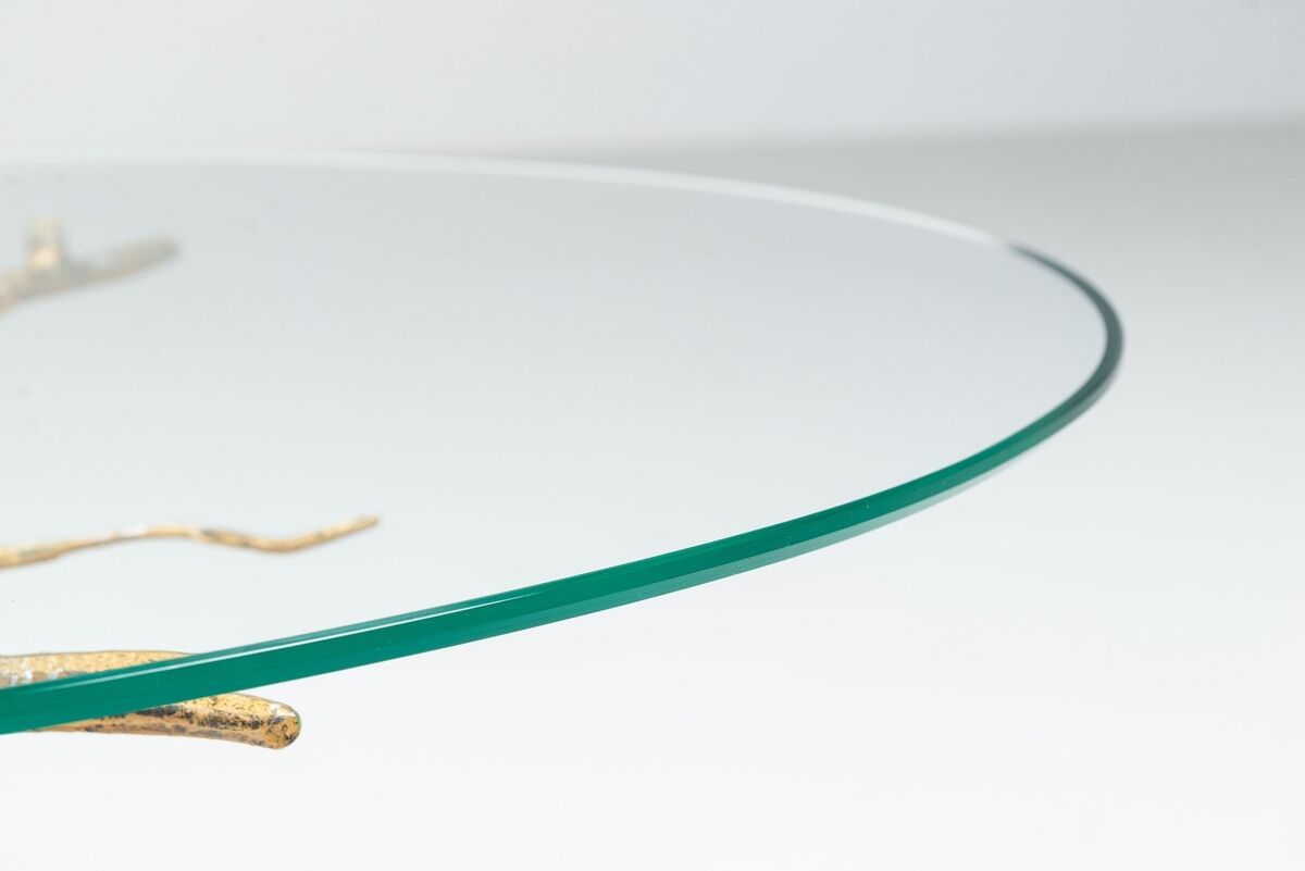 Salvino Marsura tree shaped brutalist coffee table Italy 1970