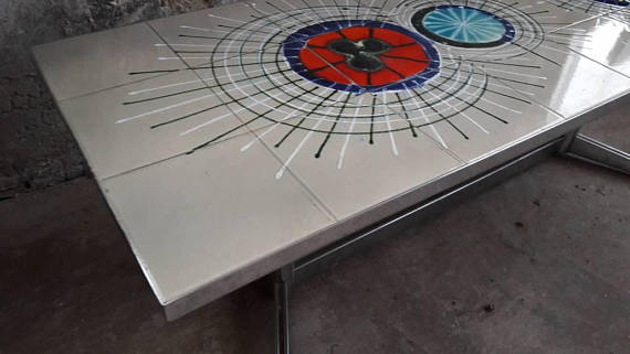 Ceramic coffee table