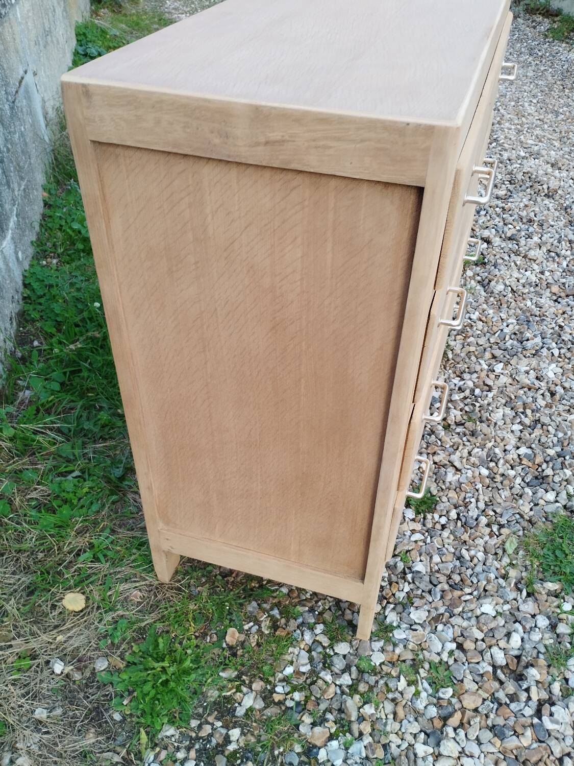 Commode ancienne vintage pieds compas