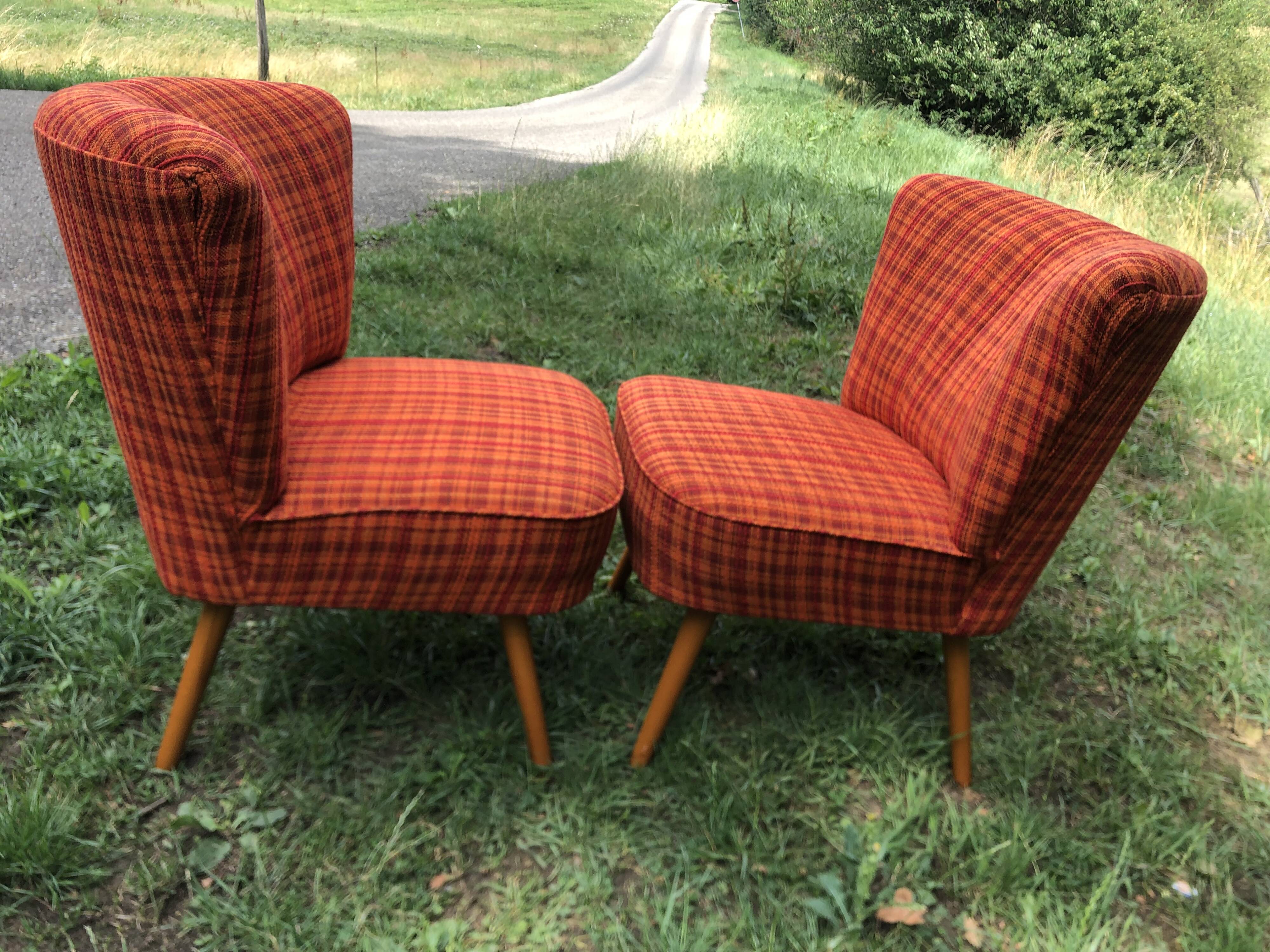 Vintage 60s Cocktail Armchairs