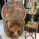 Fauteuil Emmanuelle en rotin année 1970