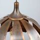 Vintage Italian Copper Colour Pendant Lamp, 70s