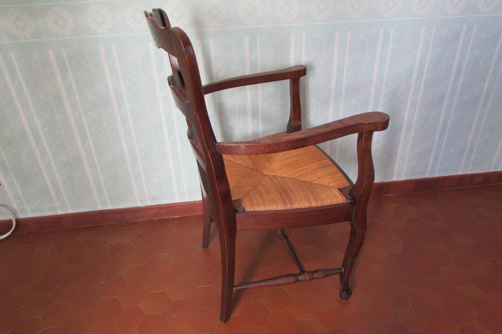 Grandfather's straw armchair