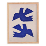 Blue Bird Painting B151 by Eawy