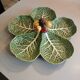 Cabbage leaf slushie dish