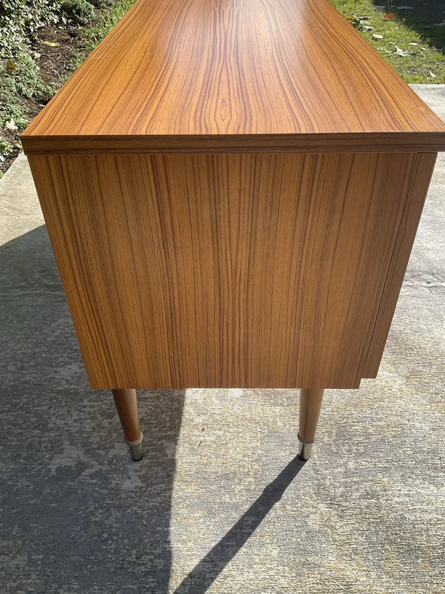 Vintage teak TV unit from the 1970s.