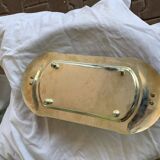 Argenated metal foie gras serving tray