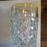 Diamond tip molded glass tinted edge