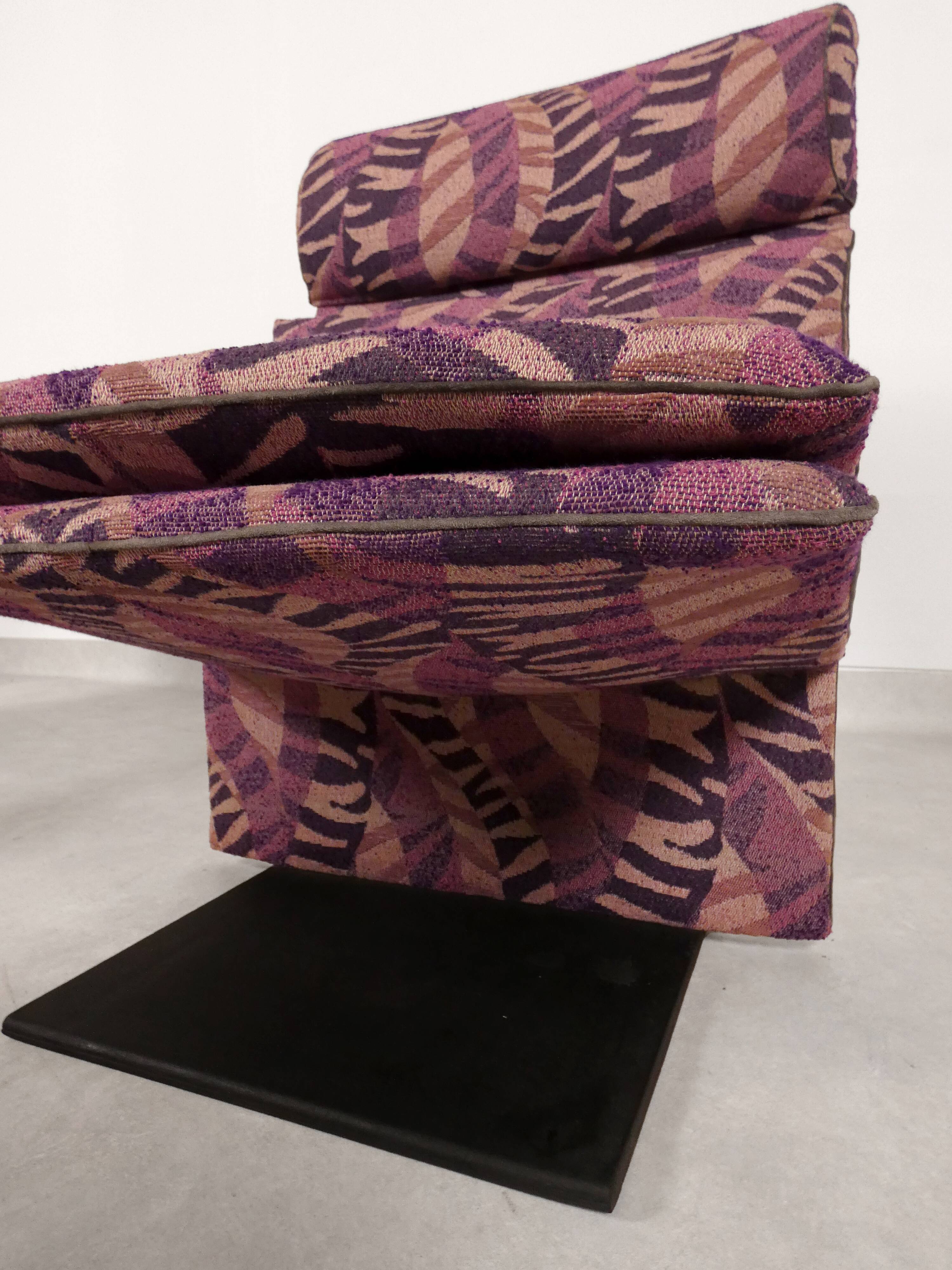 Saporiti chairs in Missoni fabric