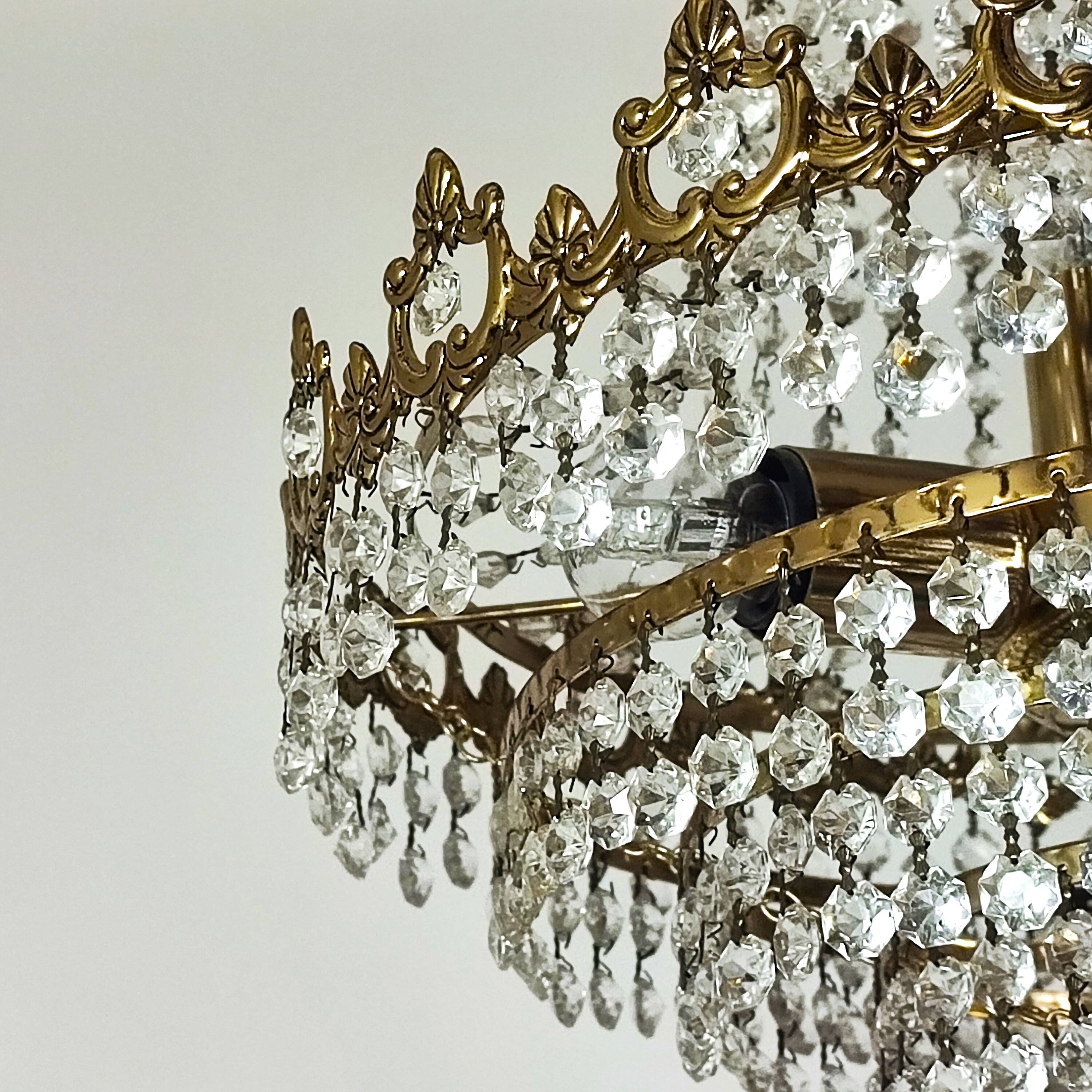 5-light tassel chandelier