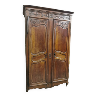 Armoire Style Louis XIV en Noyer 19 -ème