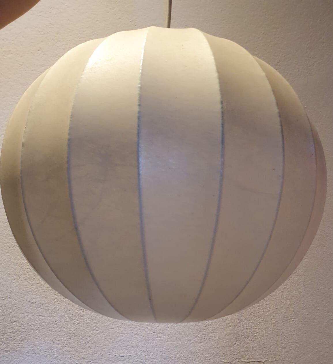 Cocoon hanging lamp 1960