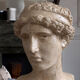 Male head bust in antique style