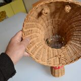 Rattan horse head 1960s 1970s