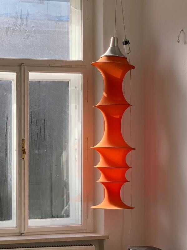 Italian Milano Falkland pendant lamp by Bruno Munari for Danese - 1970s