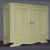 Painted and waxed wooden side board