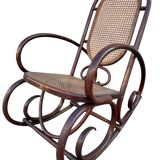 Set of 2 Thonet 19's Style Rocking Chairs