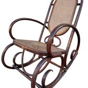 Set de 2 Rocking-chairs Style Thonet 19’s