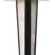 Colonne en marbre noir et blanc