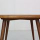 Scandinavian modern teak round coffee table, 1960's denmark