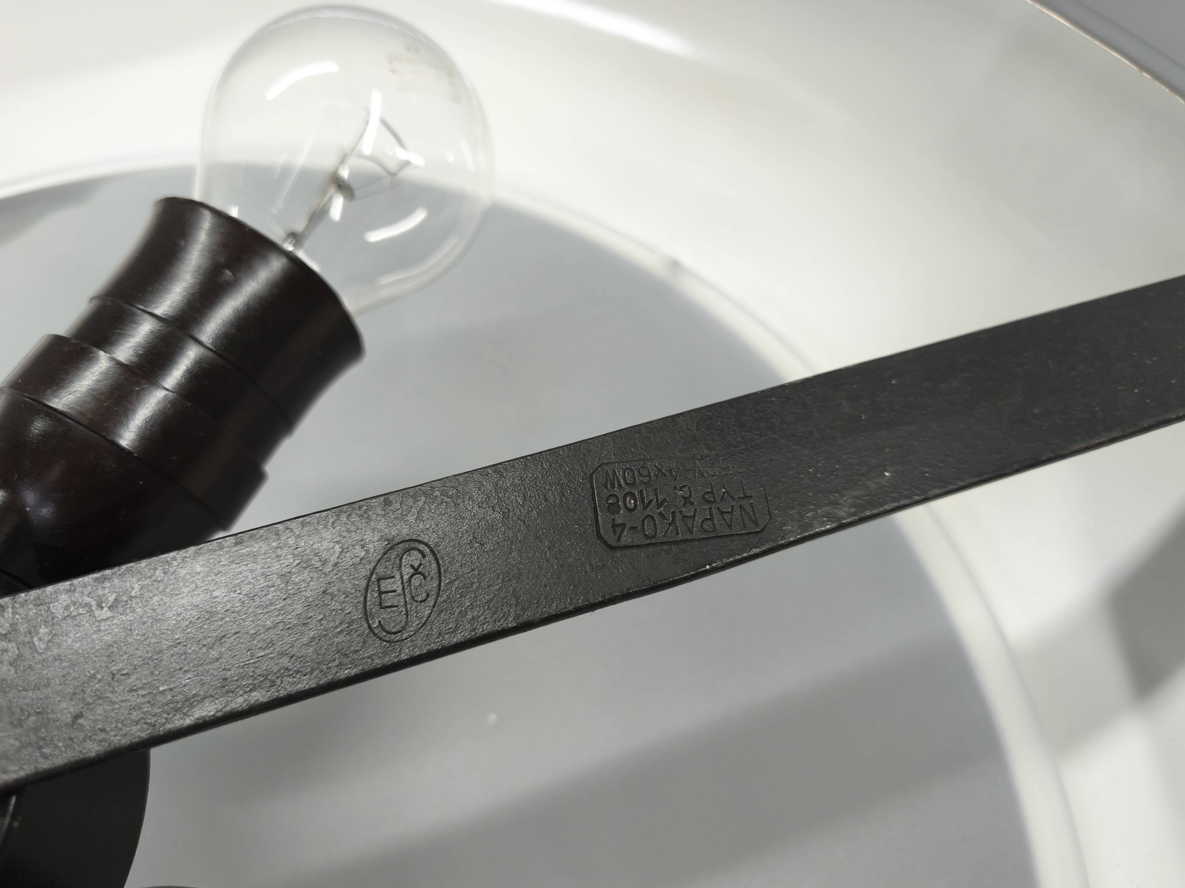 UFO Chandelier by Josef Hurka for Napako, 1930s