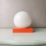 Vintage orange table lamp 1980