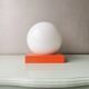 Vintage orange table lamp 1980