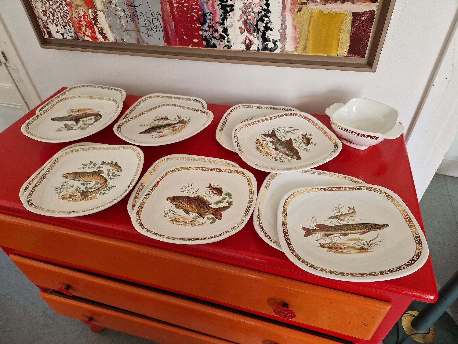 Longchamp fish plates