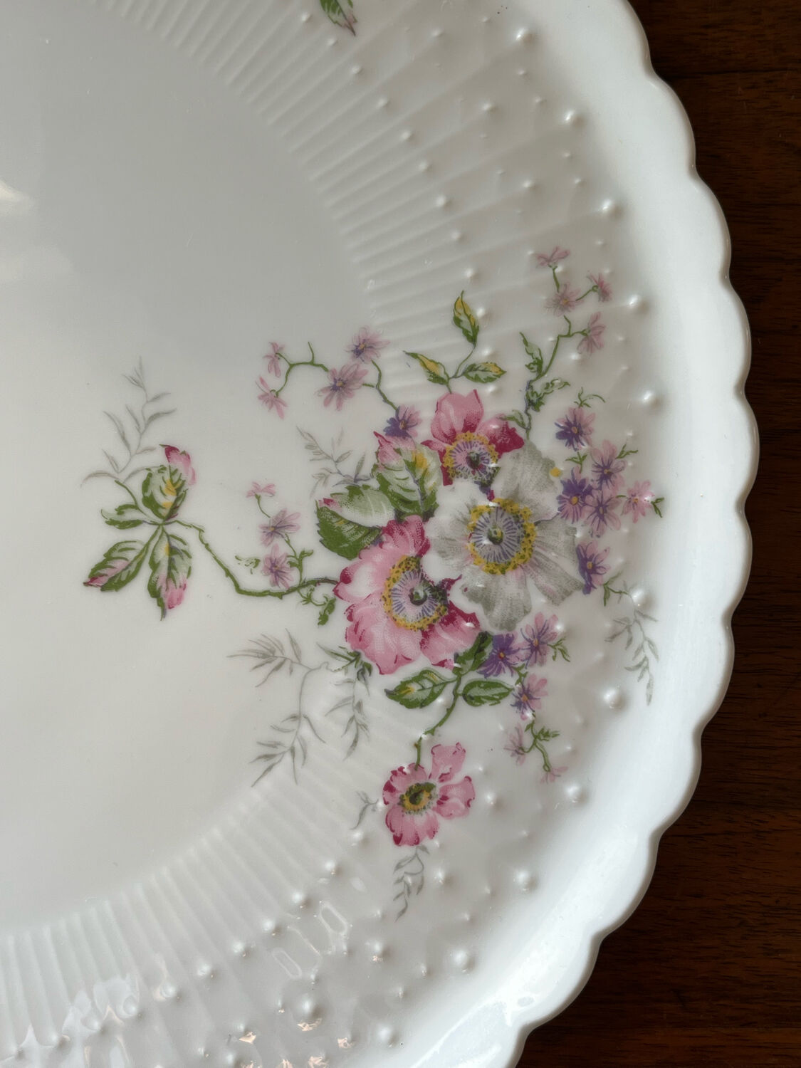 Limoges porcelain pie dish - Boyer