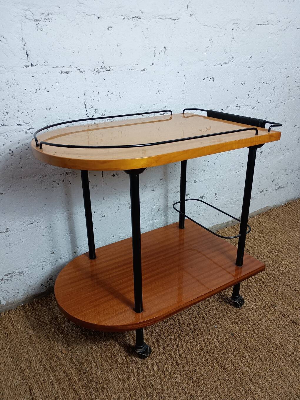 1950s/60s rolling dessert trolley