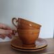 Large cups and saucers