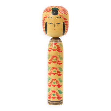 Large Kokeshi Doll XL Size Wood Japan Showa Period 38cm