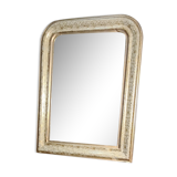 Mirror louis philippe 1900 original wood 60x45 mercury glass