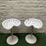 2 tractor seat stools