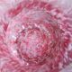 Vase ball old Clichy collection blown glass speckled white pink